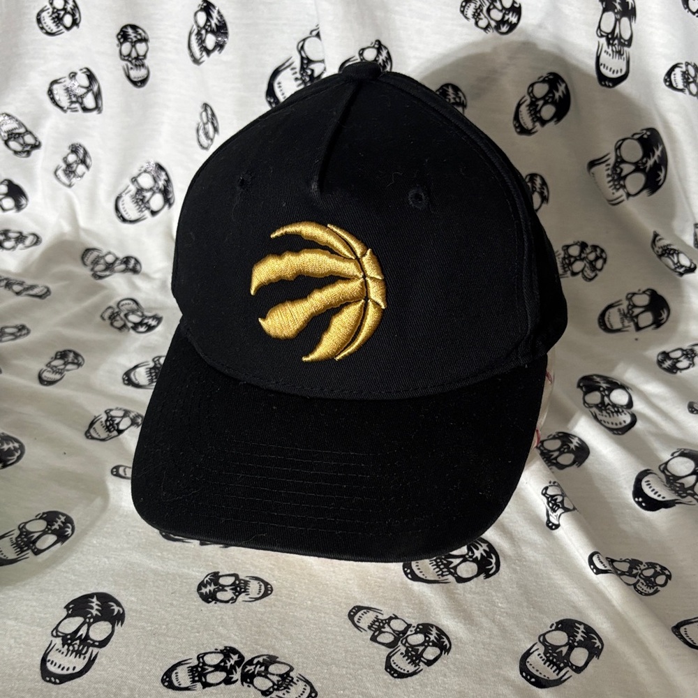 Toronto Raptors NBA Black and Gold Kids Hat SnapBack